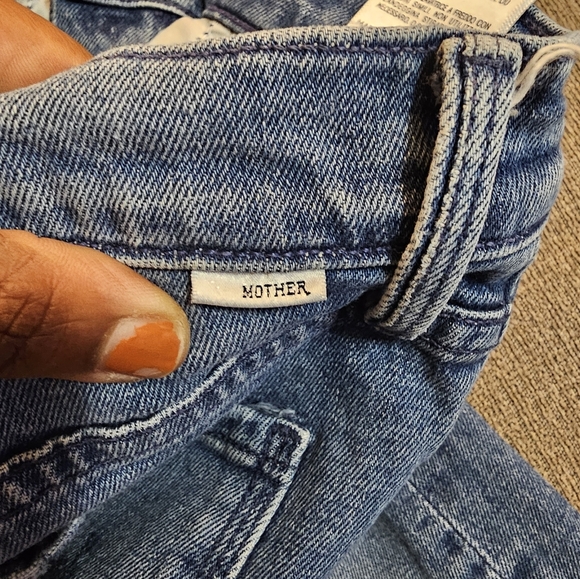 Mother The Tom Cat Ankle Fray From Out of Town Casual Denim Jeans Size 25 - Picture 9 of 10